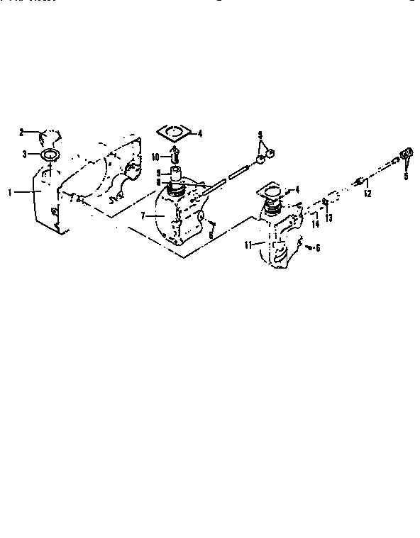 McCulloch PRO MAC 610 11-,12-600041-07 fan housing and fuel tank assemblies diagram