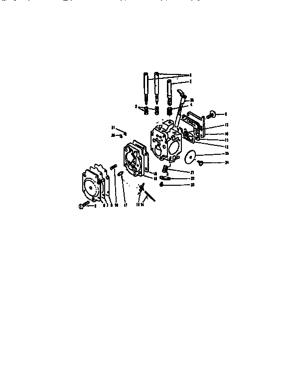 McCulloch PRO MAC 610 11-,12-600041-07 carburetor diagram