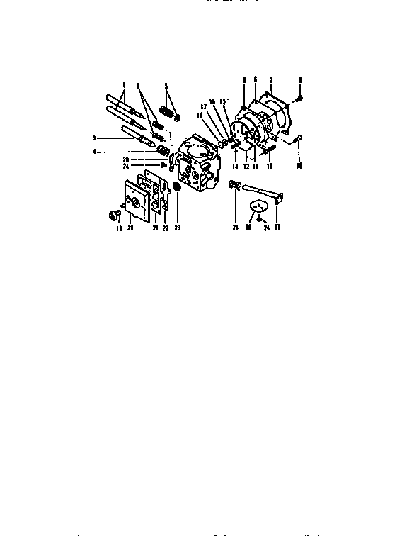 McCulloch PRO MAC 610 11-,12-600041-07 carburetor diagram