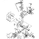 McCulloch SUPER PRO MAC 610 13-600041-09 powerhead and oiler assemblies diagram