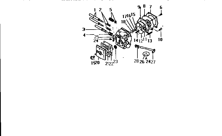 McCulloch SUPER PRO MAC 610 13-600041-04 carburetor diagram