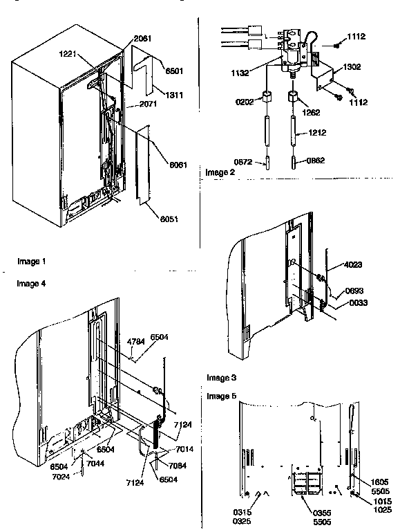 Kenmore 59657582790 cabinet back diagram