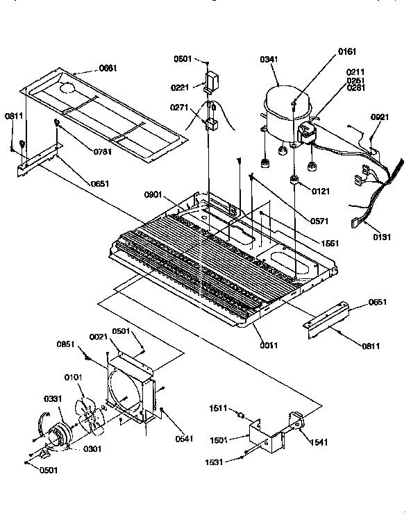 Kenmore 59657582790 machine compartment diagram