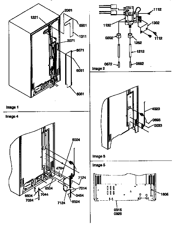 Kenmore 59657082790 cabinet back diagram