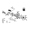 Lowrance FR 17 CL 54 90-002827-00 starter/clutch housing assembly diagram
