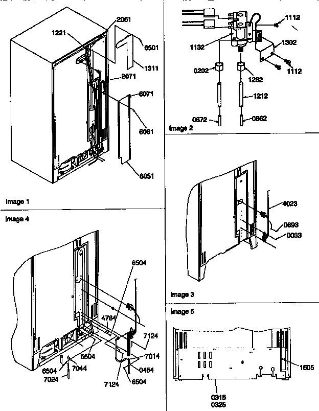 Kenmore 59657085790 cabinet back diagram