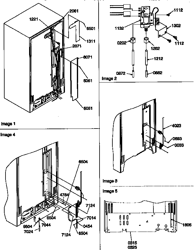 Kenmore 59657087790 cabinet back diagram