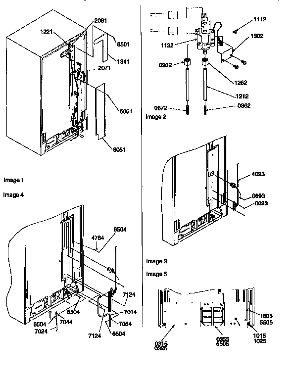 Kenmore 59657547790 cabinet back diagram