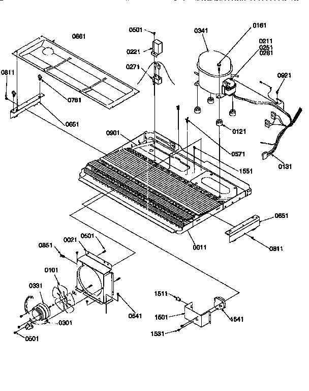 Kenmore 59657547790 machine compartment diagram