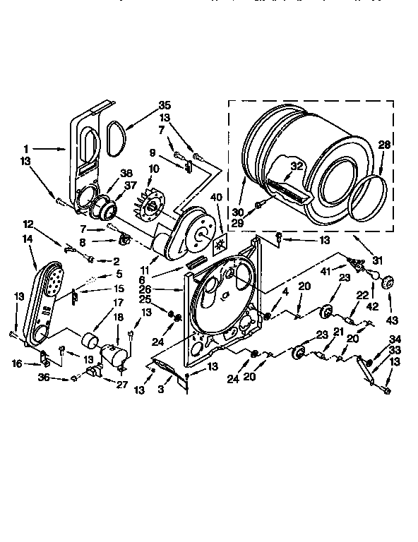 Kenmore 11076611693 bulkhead diagram