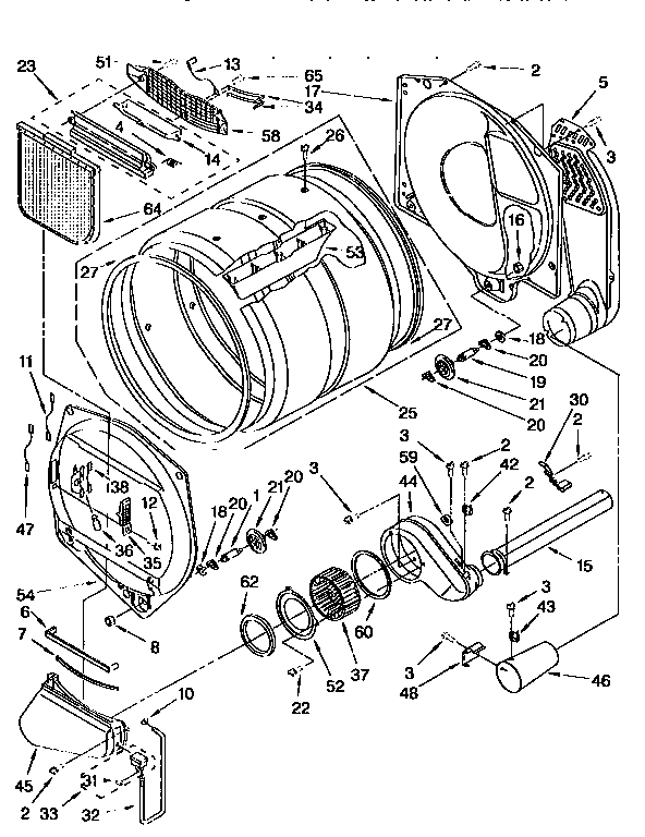 Kenmore 11076912692 bulkhead diagram