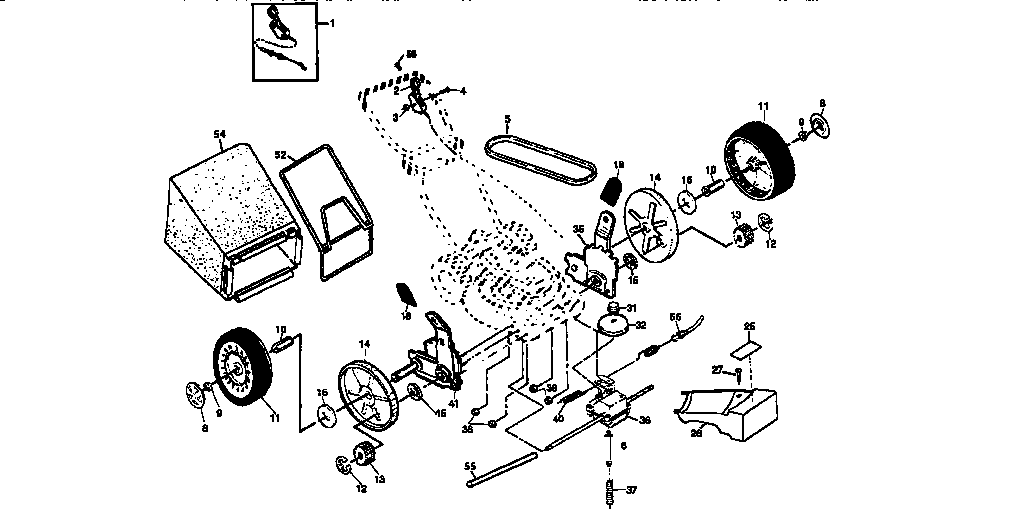Craftsman 917377312 drive assembly diagram