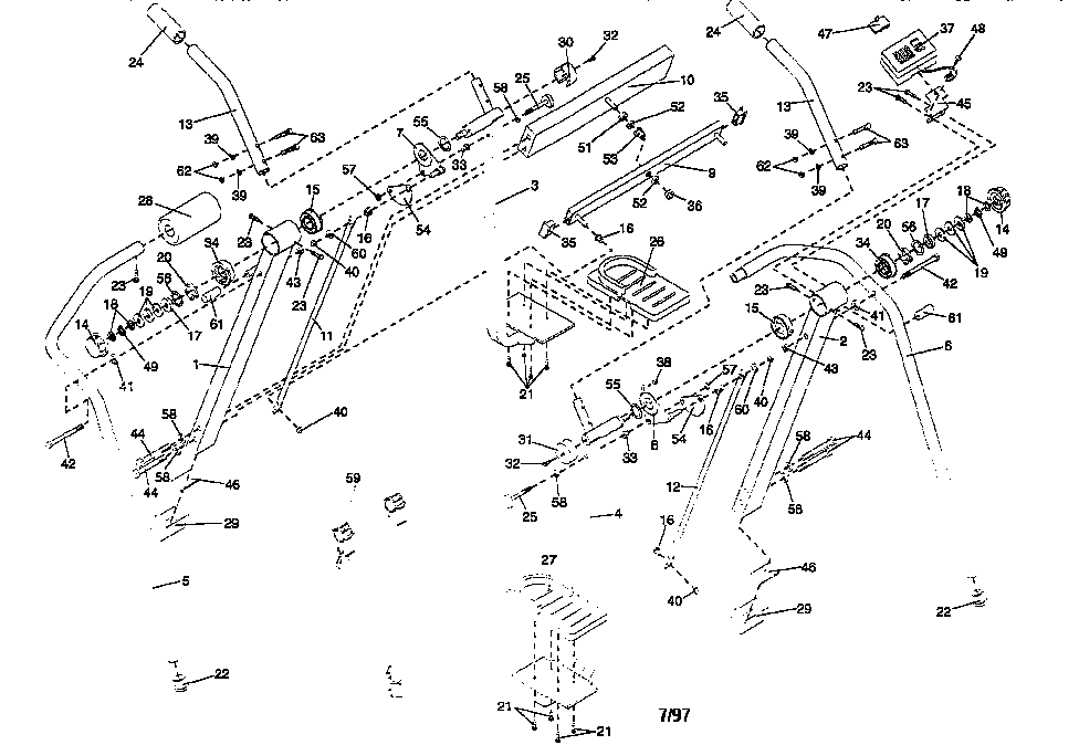 HealthRider HRAW56073 unit parts diagram