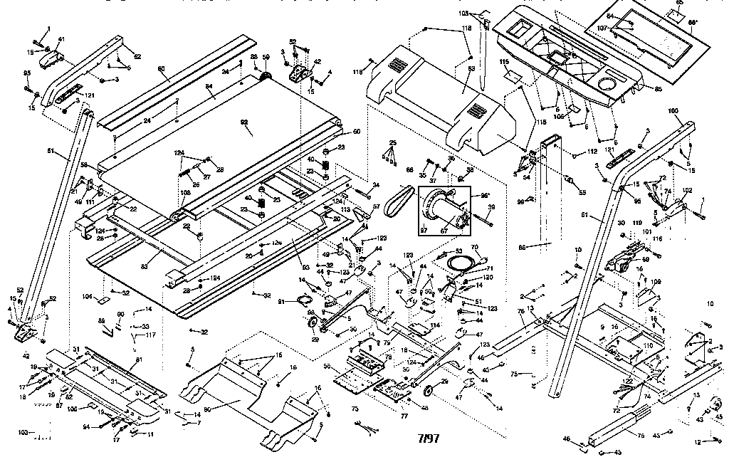 Proform PFTL59070 unit parts diagram