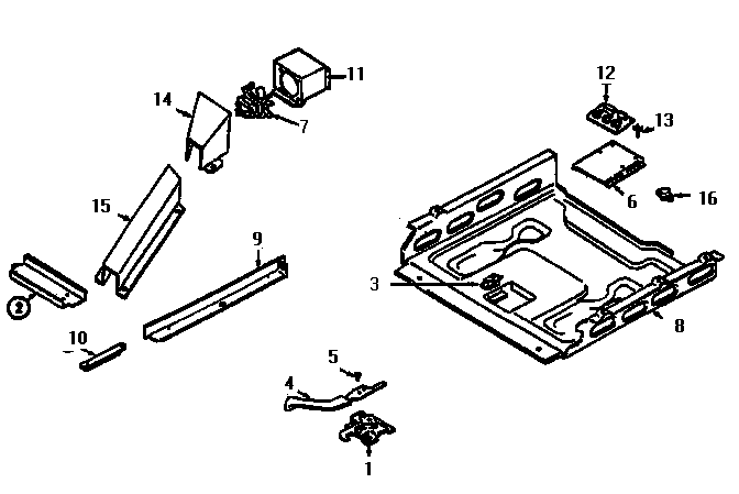 Kenmore 62946775790 internal conrtols diagram