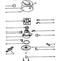 Eureka CV1810D base assembly diagram