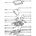 Eureka CV1810D nozzle and motor assembly diagram