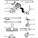 Eureka CV1810D attachment parts diagram