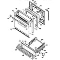 GE JGBS23AEW3AA door & drawer parts diagram