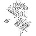 GE JGBS22BEW3WH cooktop diagram