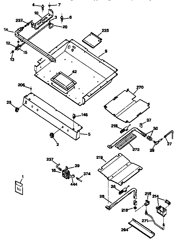 GE JGBP75AEY1AA gas burner parts diagram