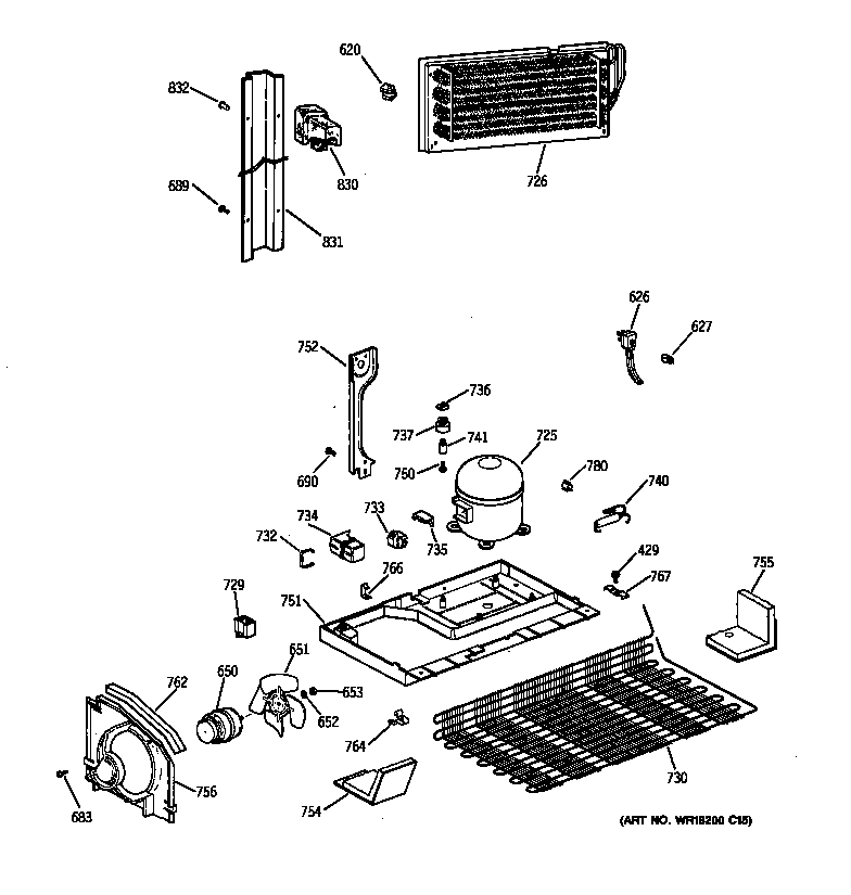 GE TBX22QAHERWW unit parts diagram