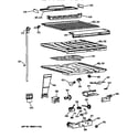 GE TBG21DAXKRWW compartment separator parts diagram