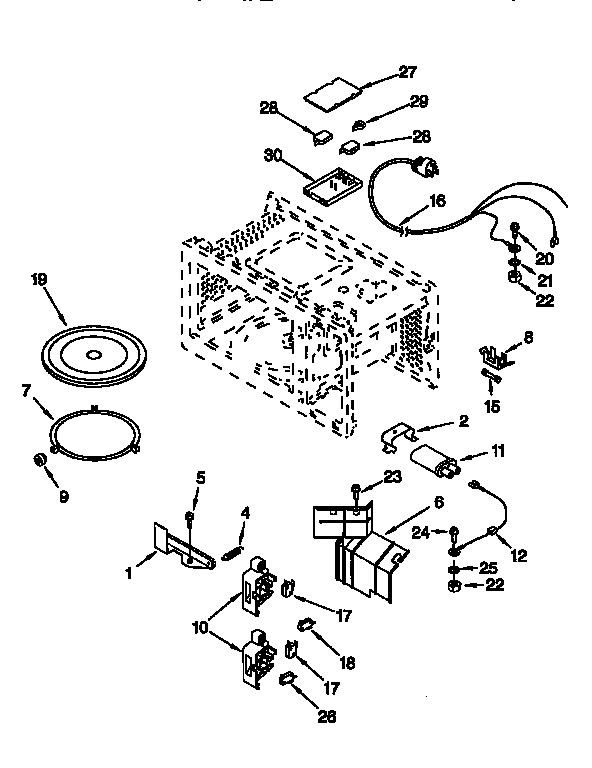 Whirlpool MT7078XDQ3 interior diagram