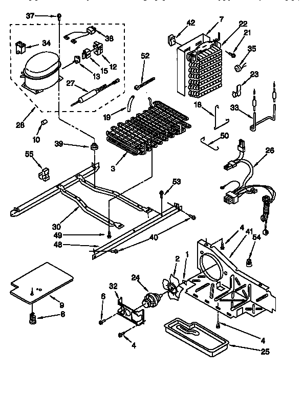 Whirlpool ED20TKXDN03 unit diagram