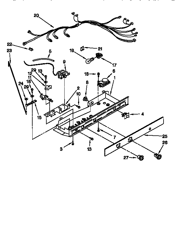 Whirlpool ED22TQXEW01 control diagram
