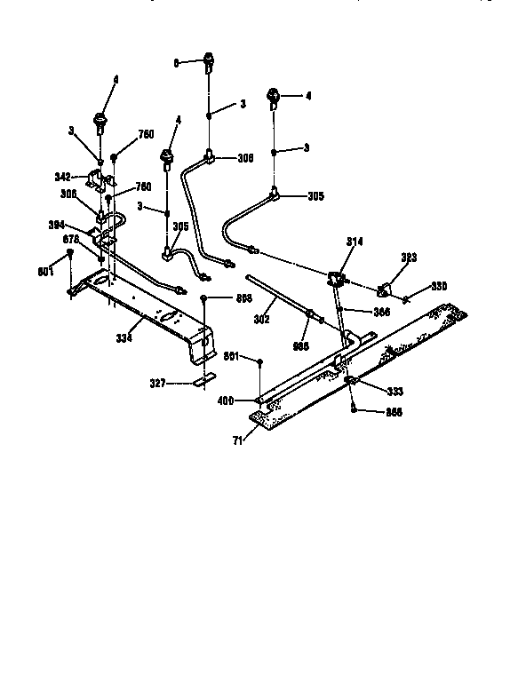 Kenmore 91136755794 top burner diagram