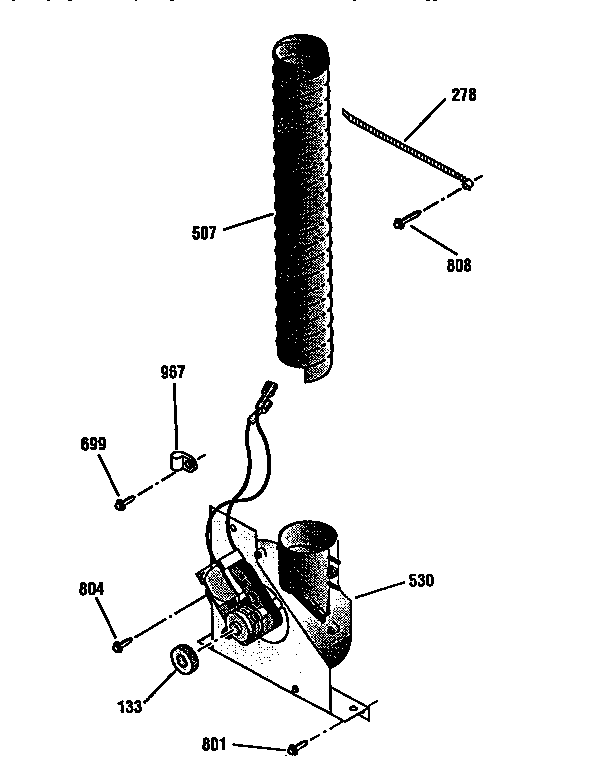 Kenmore 91145461791 blower diagram
