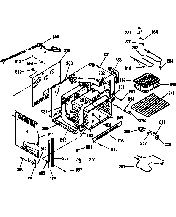 Kenmore 91145461791 body diagram