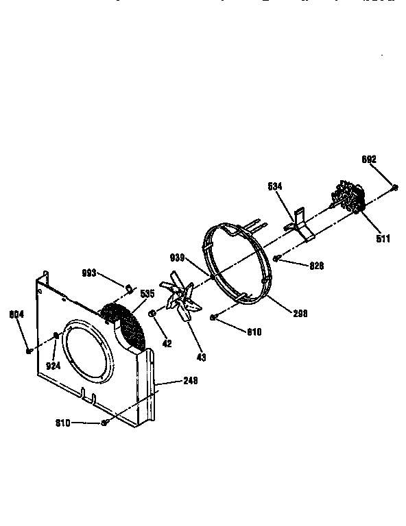 Kenmore 91148065791 fan section diagram