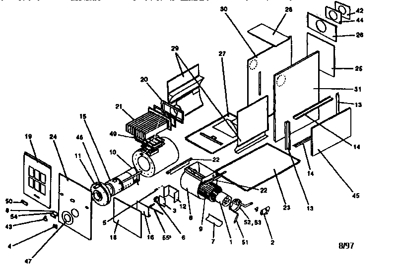 York P-FMD20F15001A multi-poise oil furnaces diagram