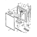 KitchenAid KTRS21MDAL05 refrigerator door diagram