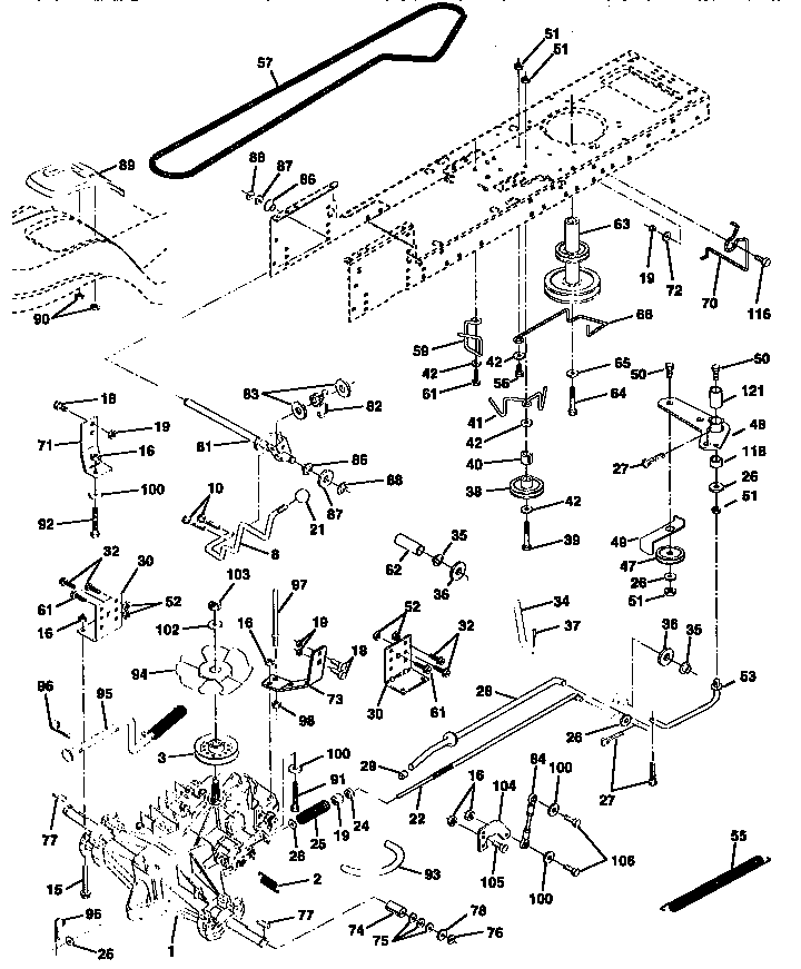 Craftsman 917259572 drive diagram
