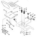 Craftsman 917259572 seat assembly diagram