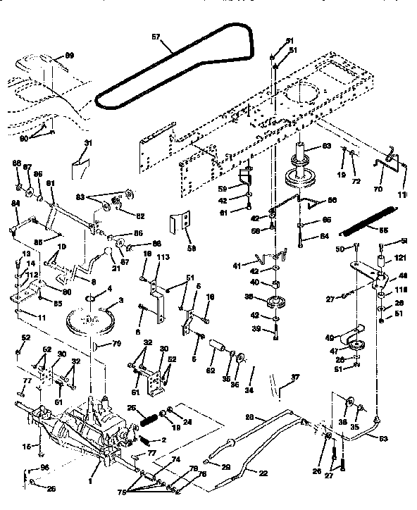 Craftsman 917259544 drive diagram