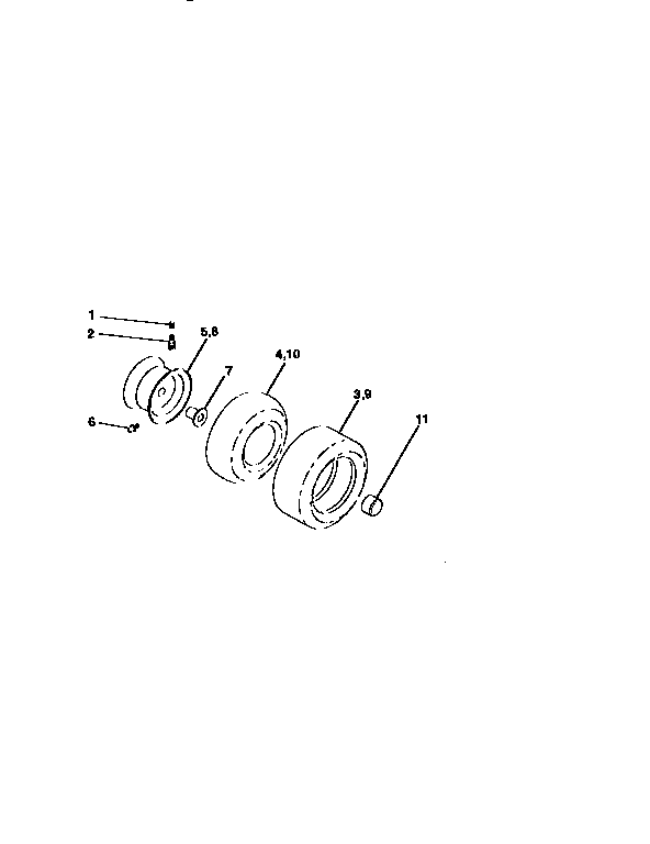 Craftsman 917259544 wheels and tires diagram