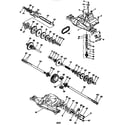 Craftsman 917259565 dana transaxle - 4360-114 diagram