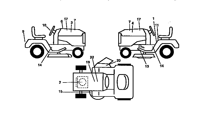 Craftsman 917259161 decals diagram