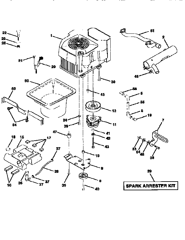 Craftsman 917259001 engine diagram