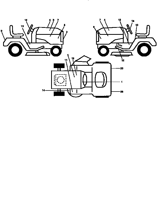 Craftsman 917259001 decals diagram