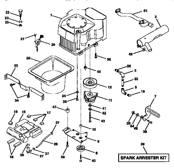 Craftsman 917258971 engine diagram