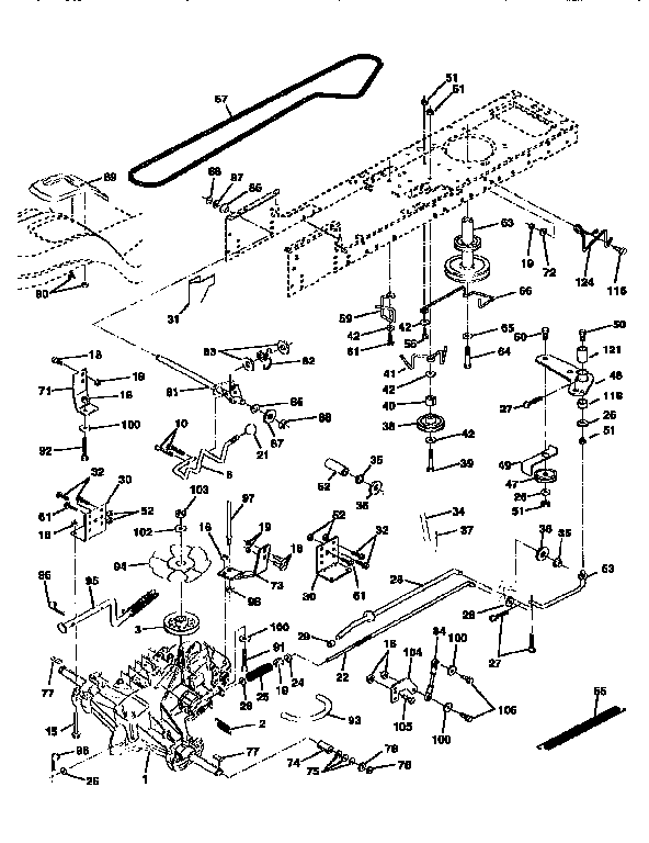 Craftsman 917258673 drive diagram