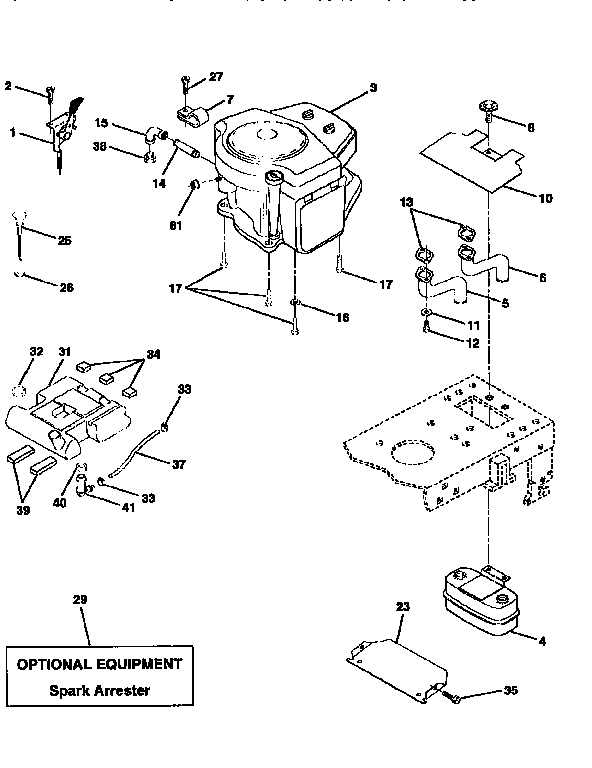 Craftsman 917258673 engine diagram