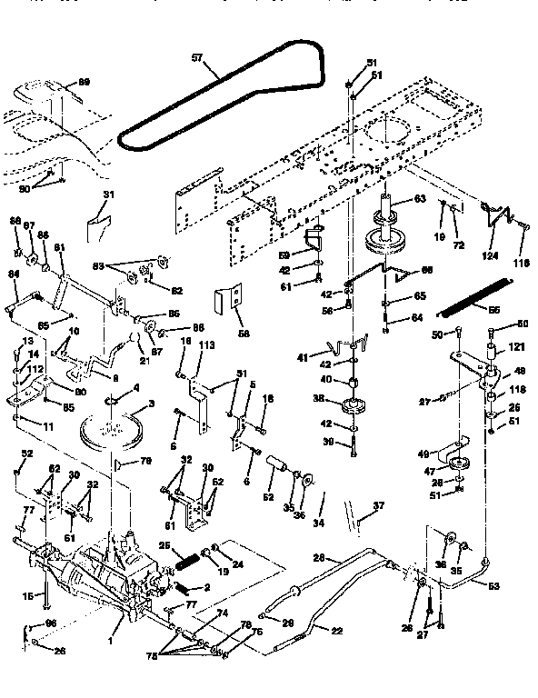 Craftsman 917258663 drive diagram