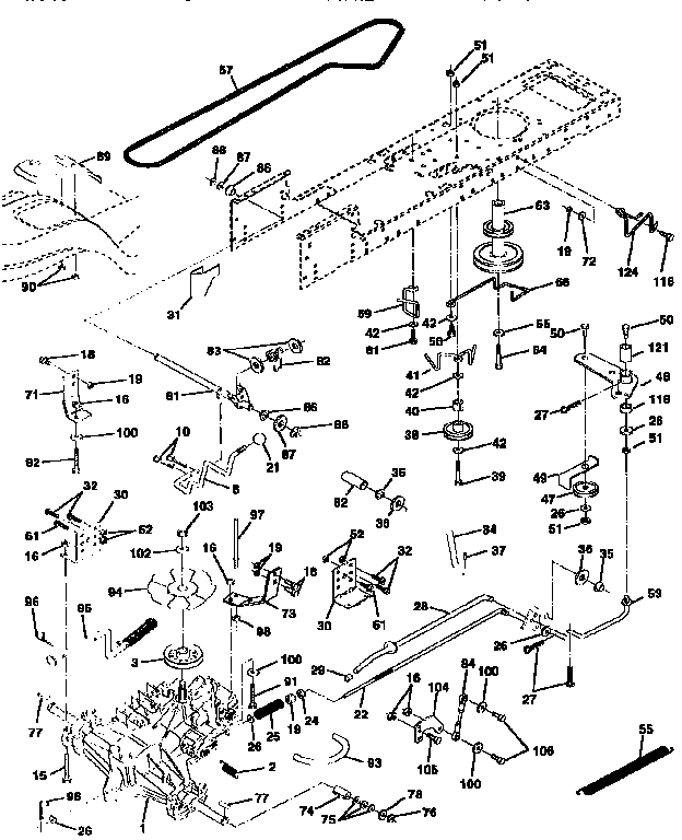 Craftsman 917258672 drive diagram