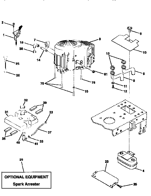 Craftsman 917258672 engine diagram